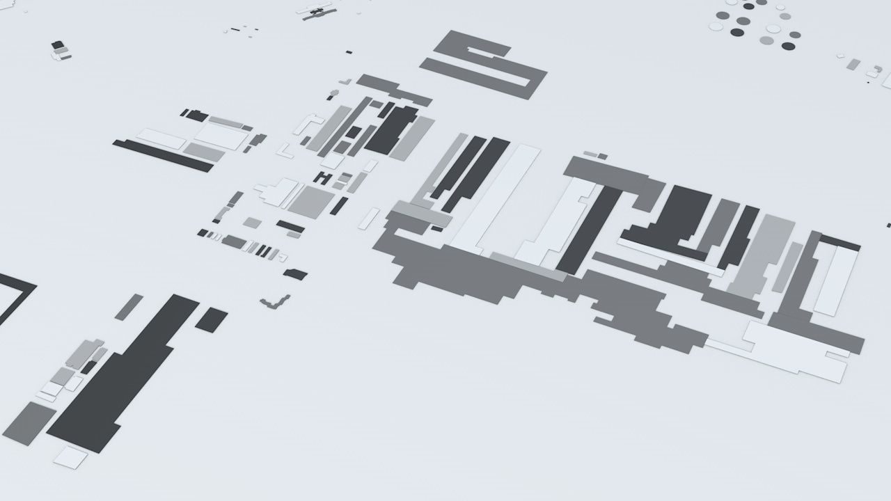 Kaohsiung City Streets and Buildings 3D model_3