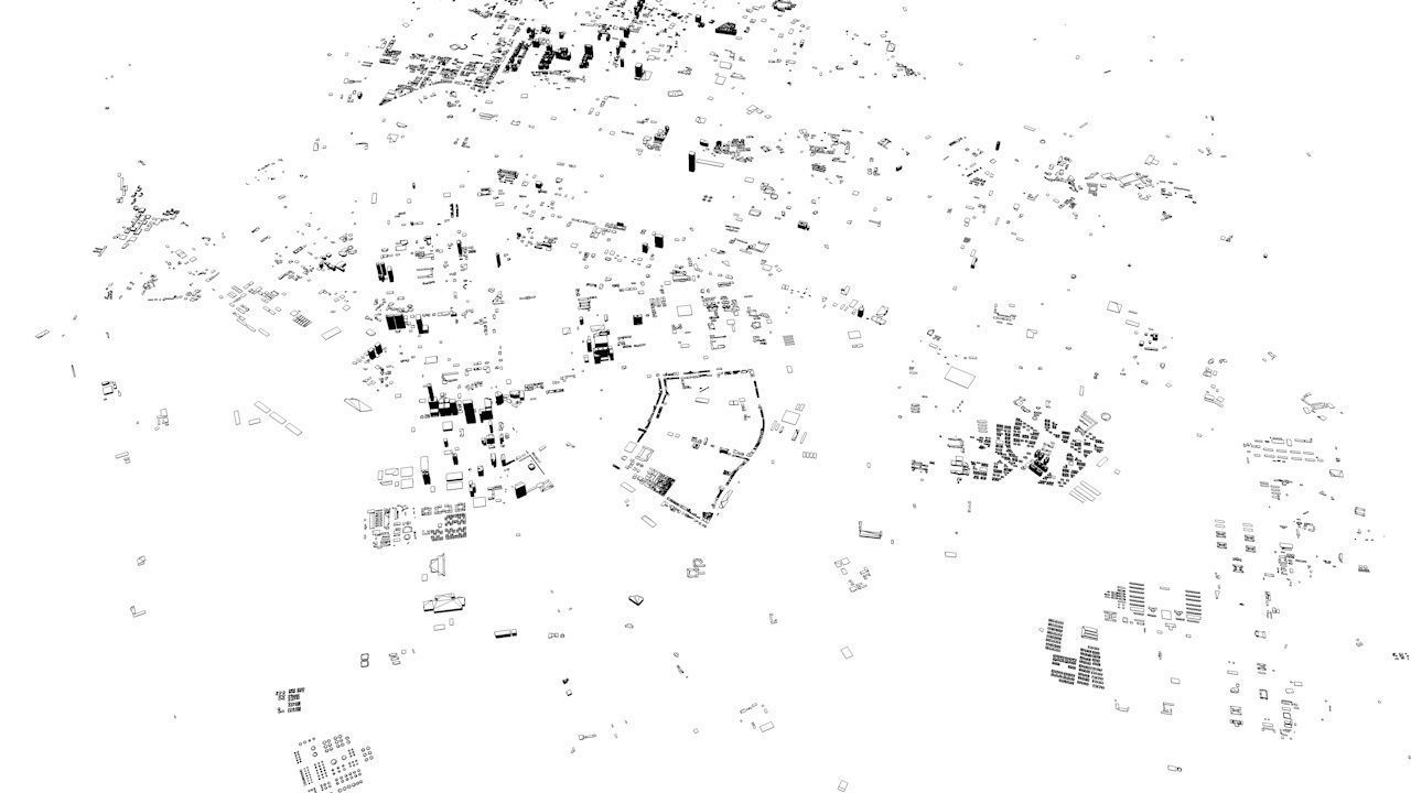 Kaohsiung City Streets and Buildings 3D model_12