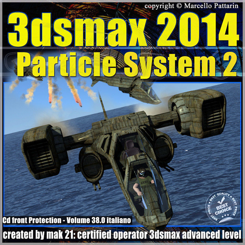 3ds max 2014 Particle System 2 volume 38 Italiano cd front