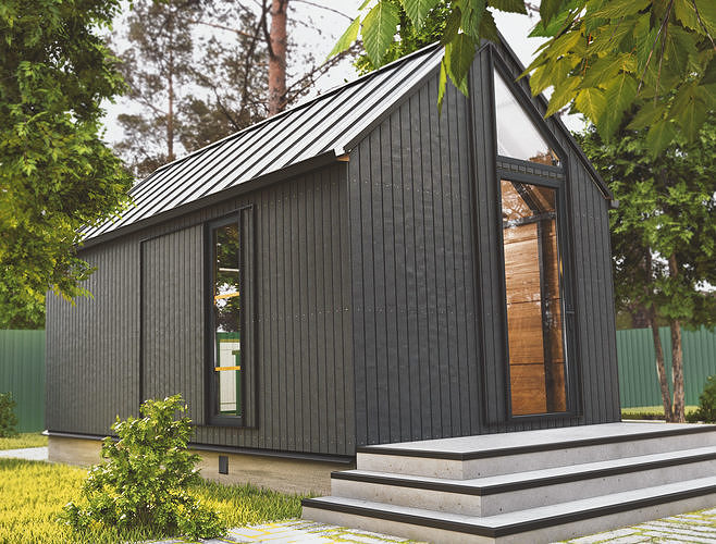 Private house 6x3 3d model 3D model