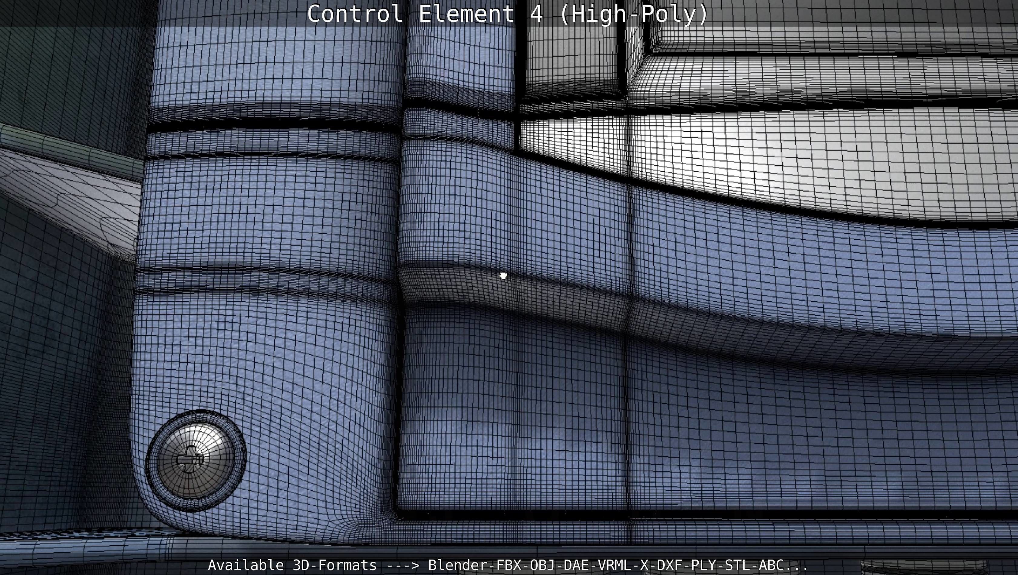 Control Element 4 High-Poly Version 3D model_93