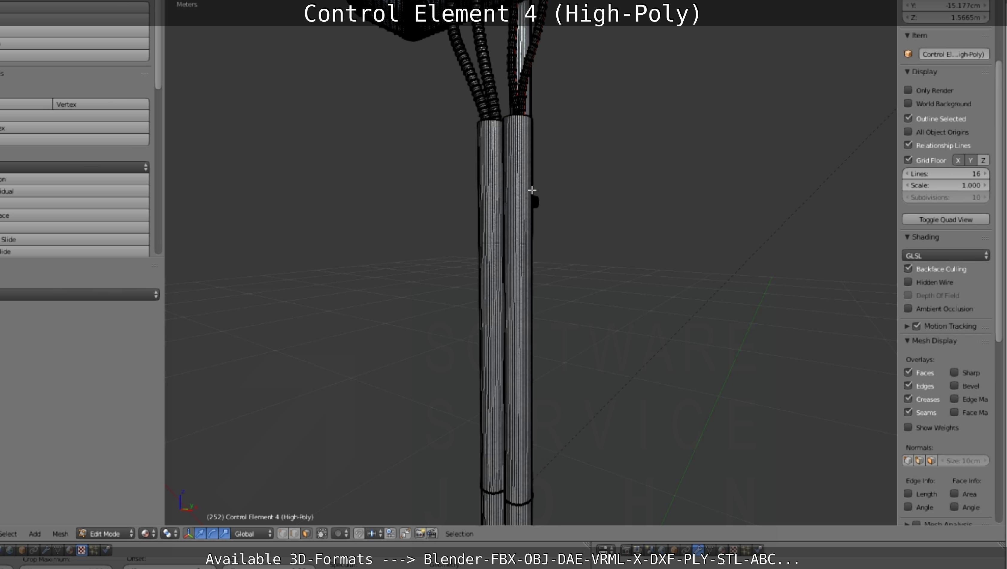 Control Element 4 High-Poly Version 3D model_137