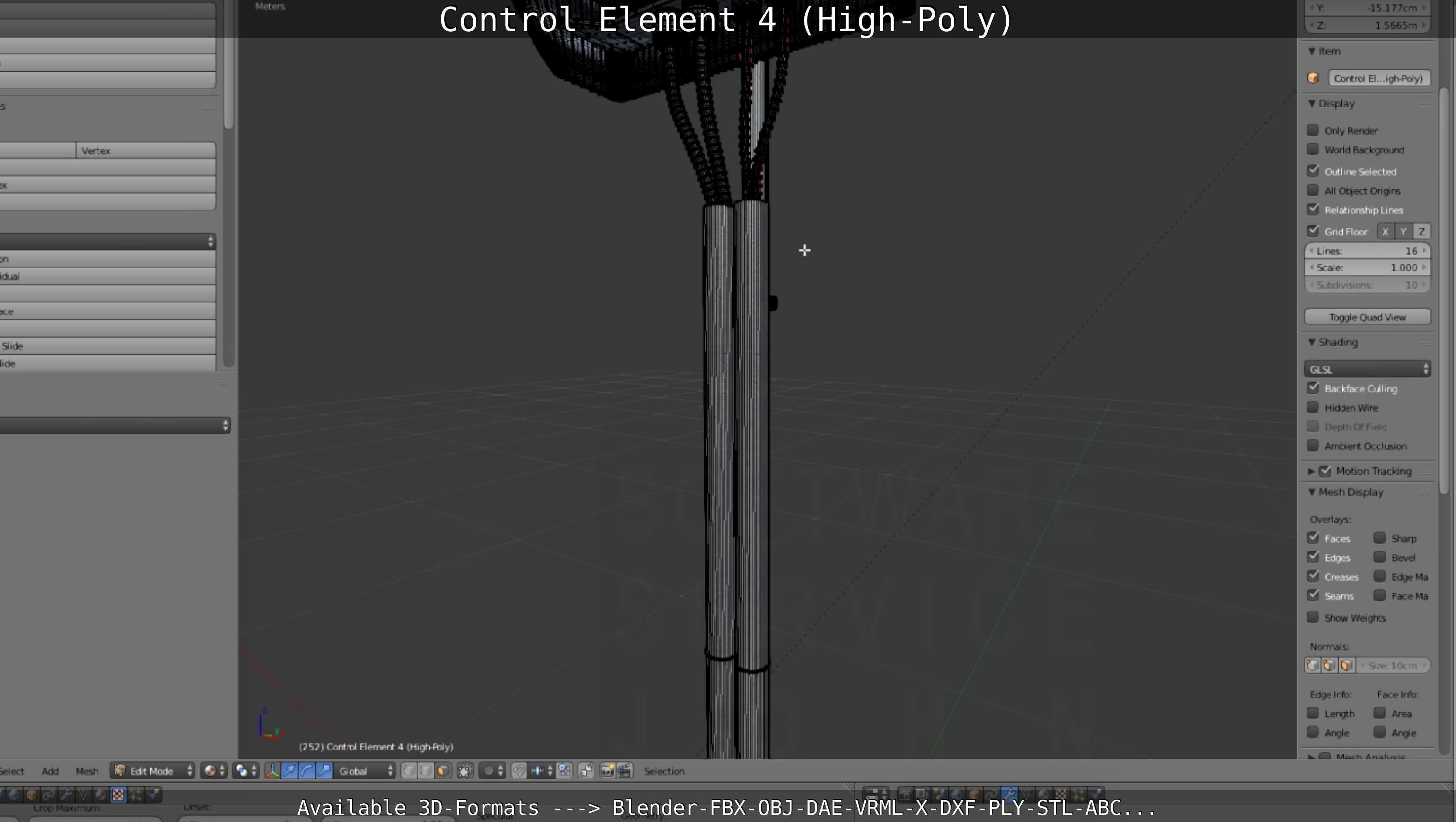 Control Element 4 High-Poly Version 3D model_138