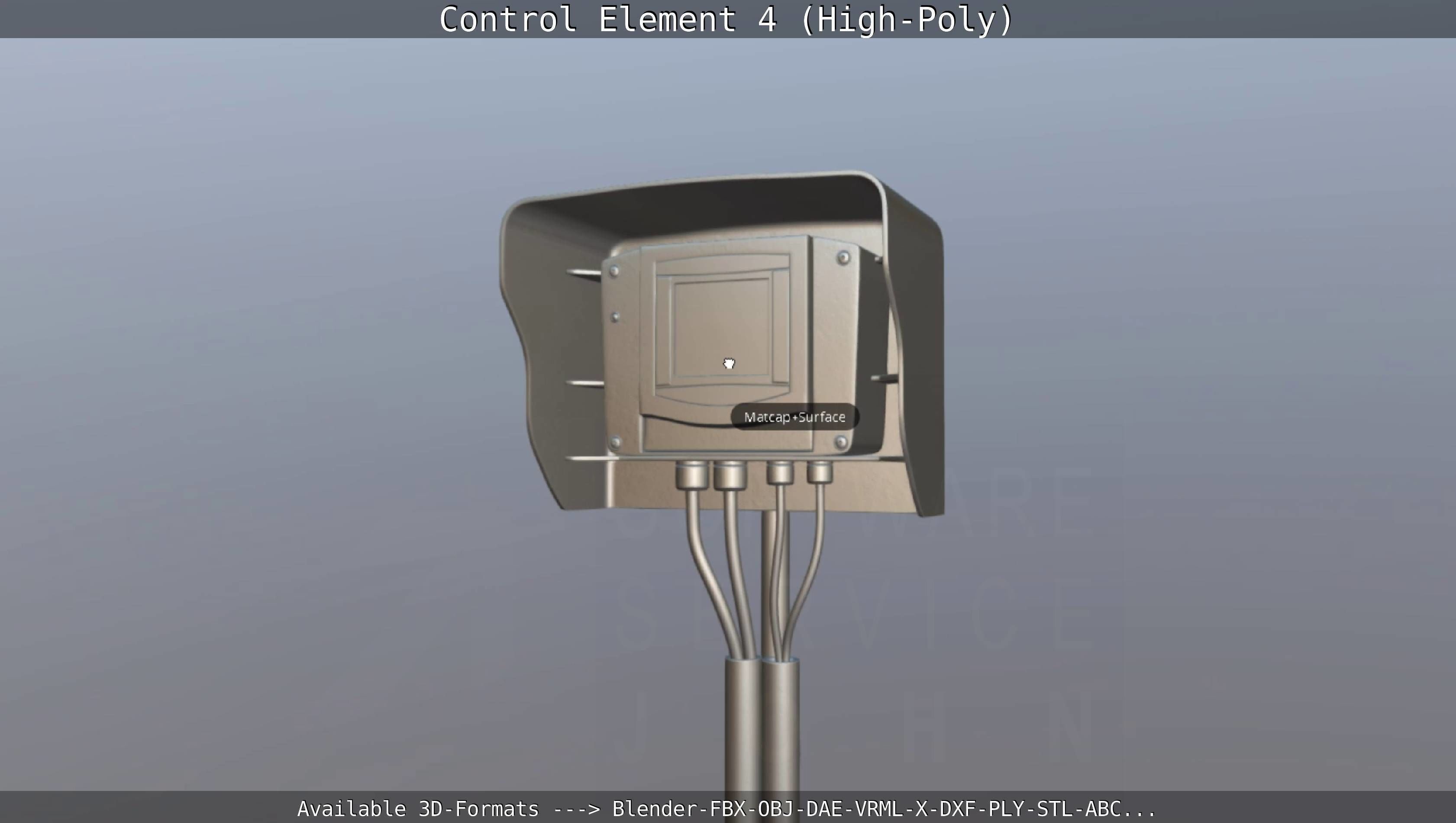 Control Element 4 High-Poly Version 3D model_135