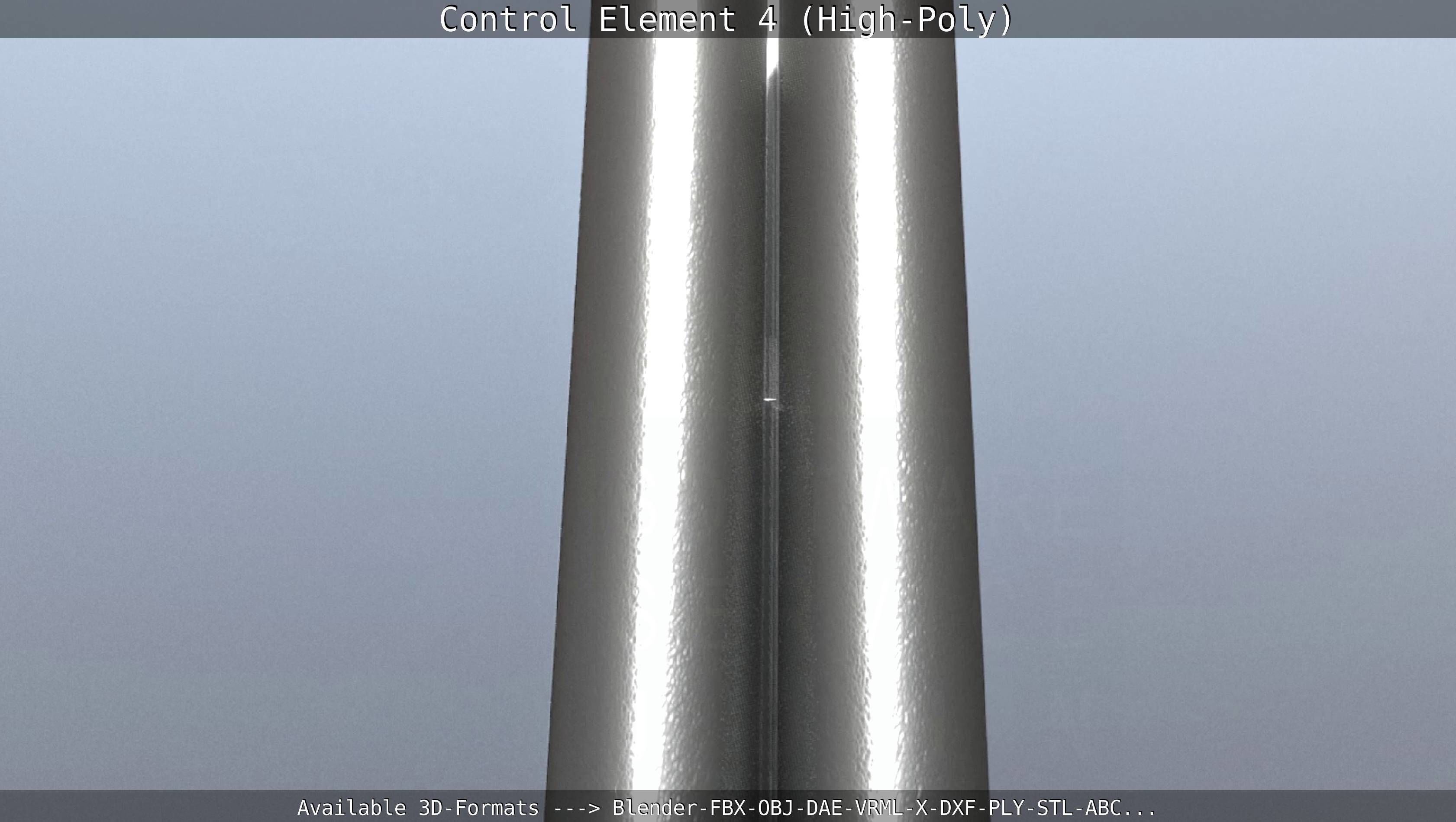 Control Element 4 High-Poly Version 3D model_12