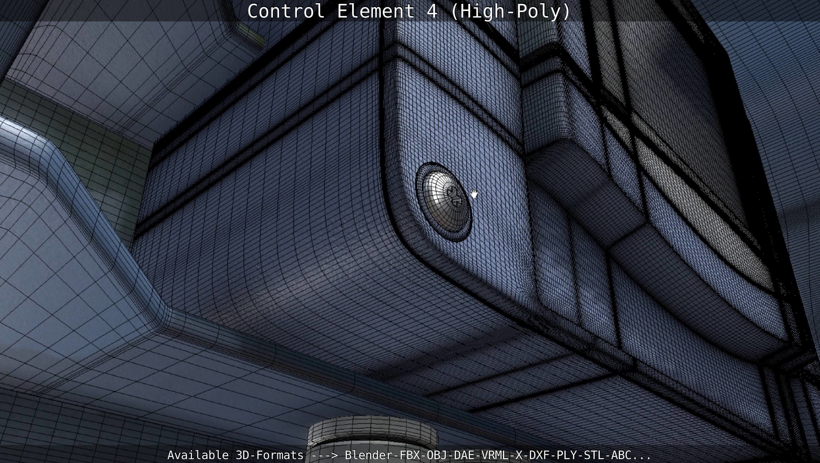 Control Element 4 High-Poly Version 3D model_85