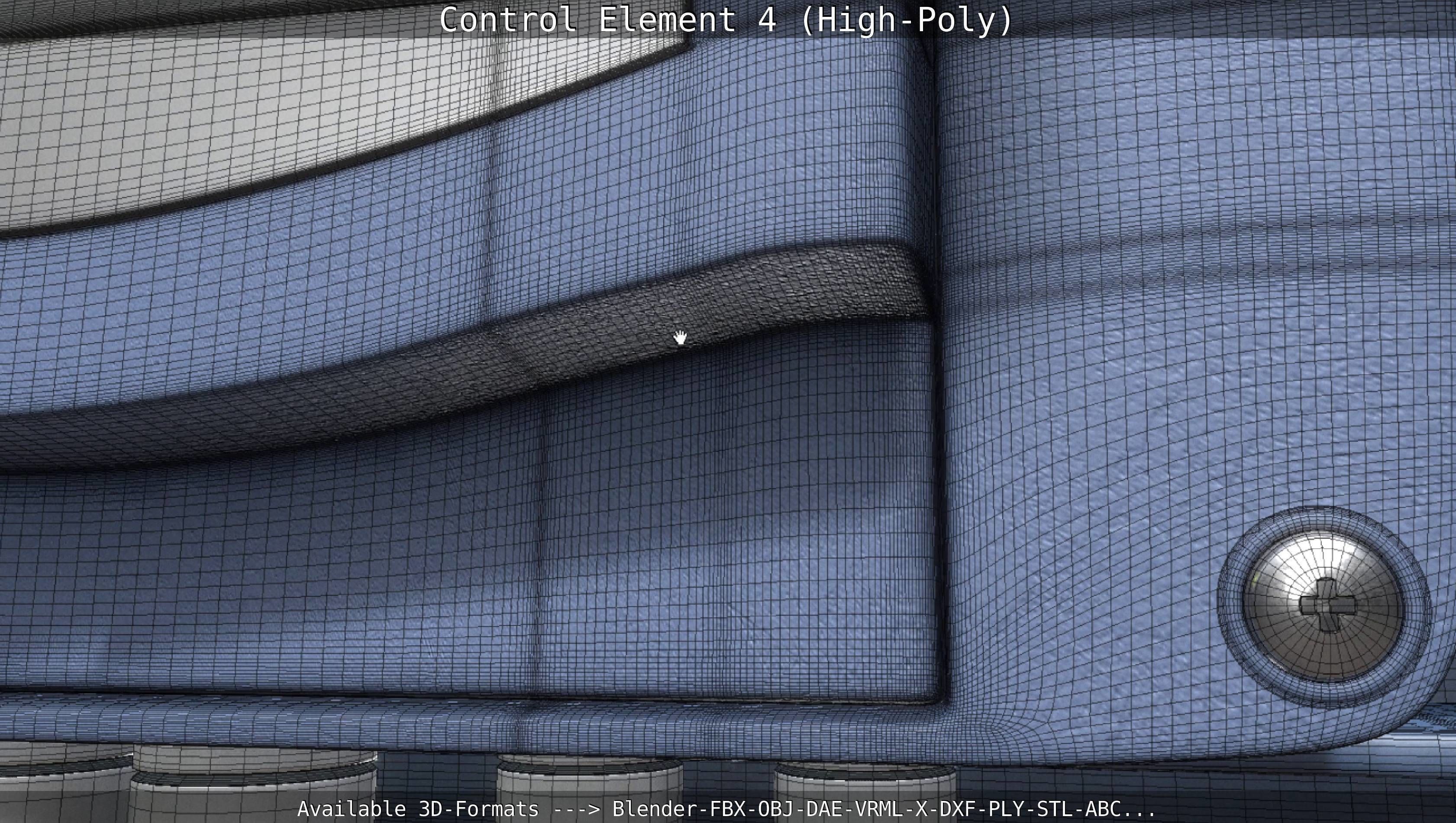 Control Element 4 High-Poly Version 3D model_110