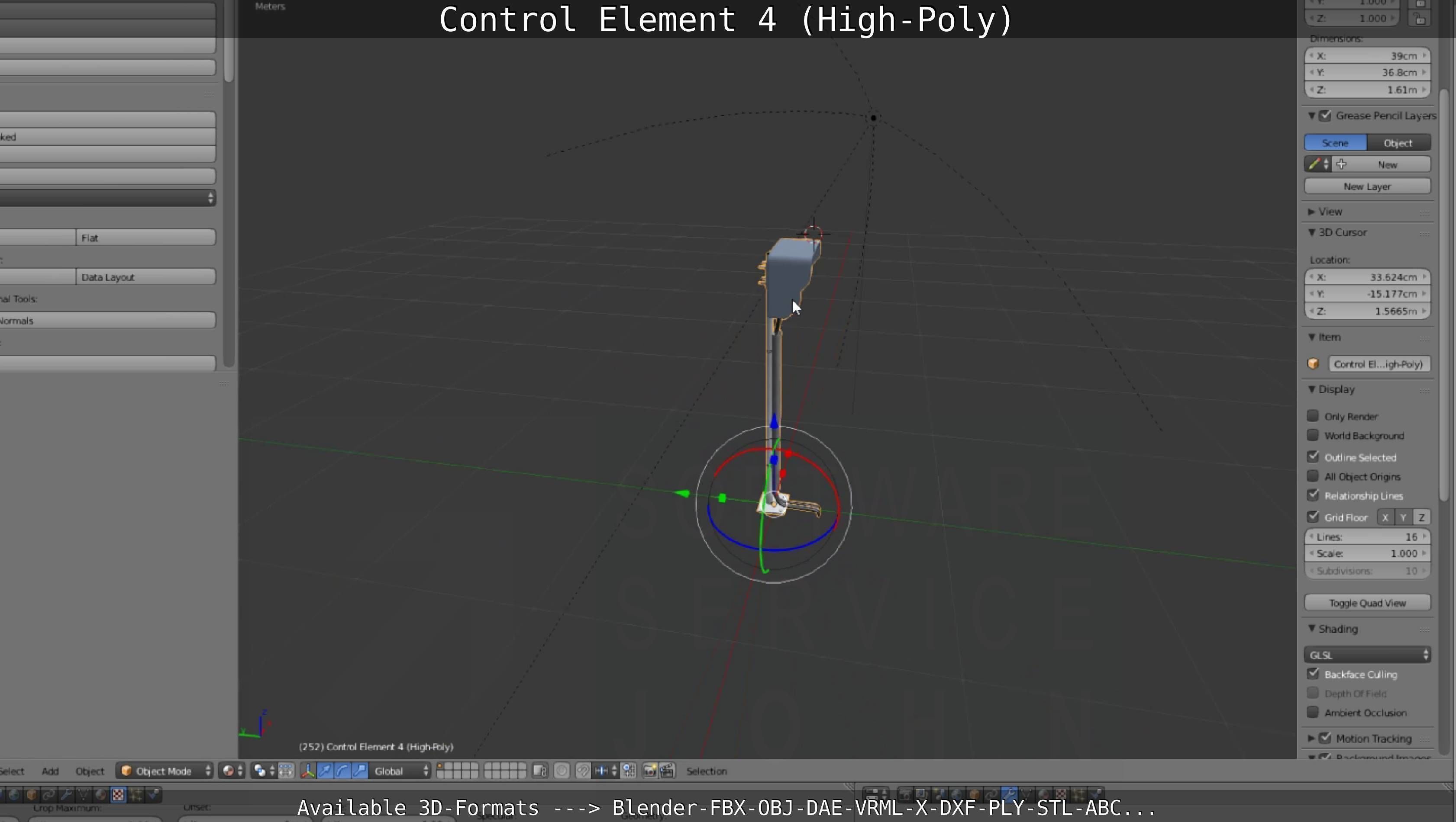 Control Element 4 High-Poly Version 3D model_73