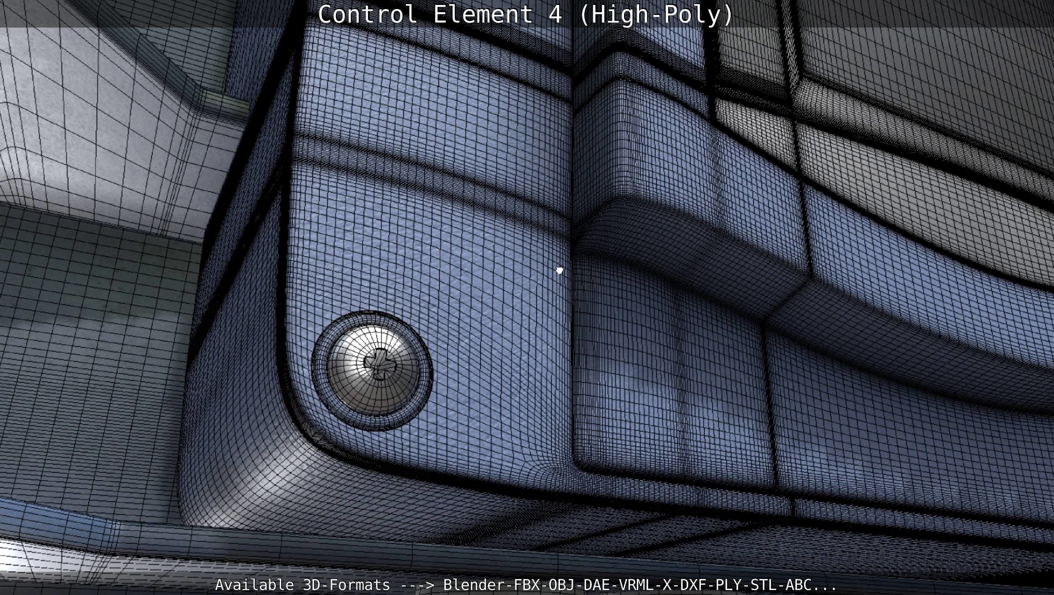 Control Element 4 High-Poly Version 3D model_91