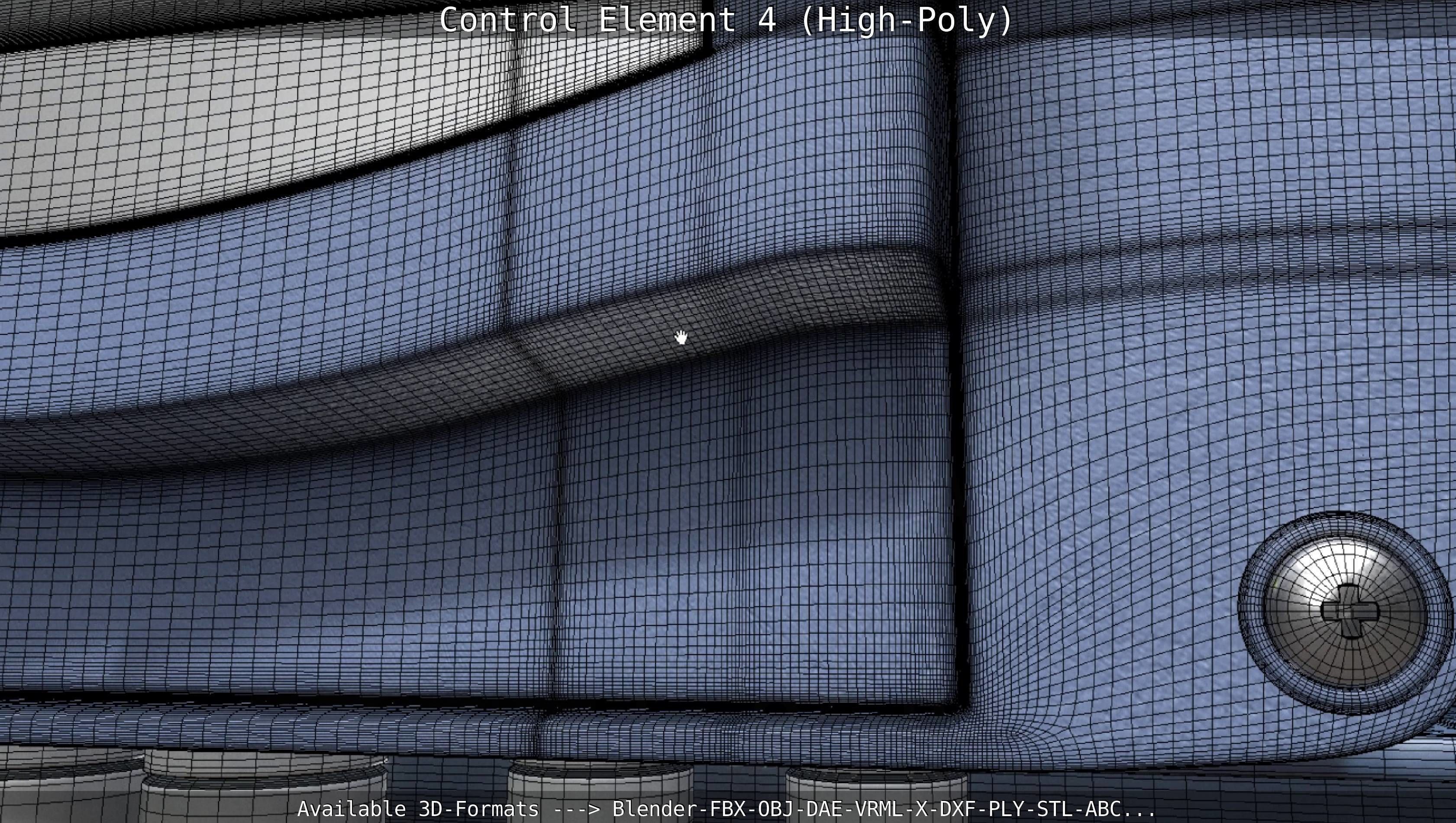 Control Element 4 High-Poly Version 3D model_105