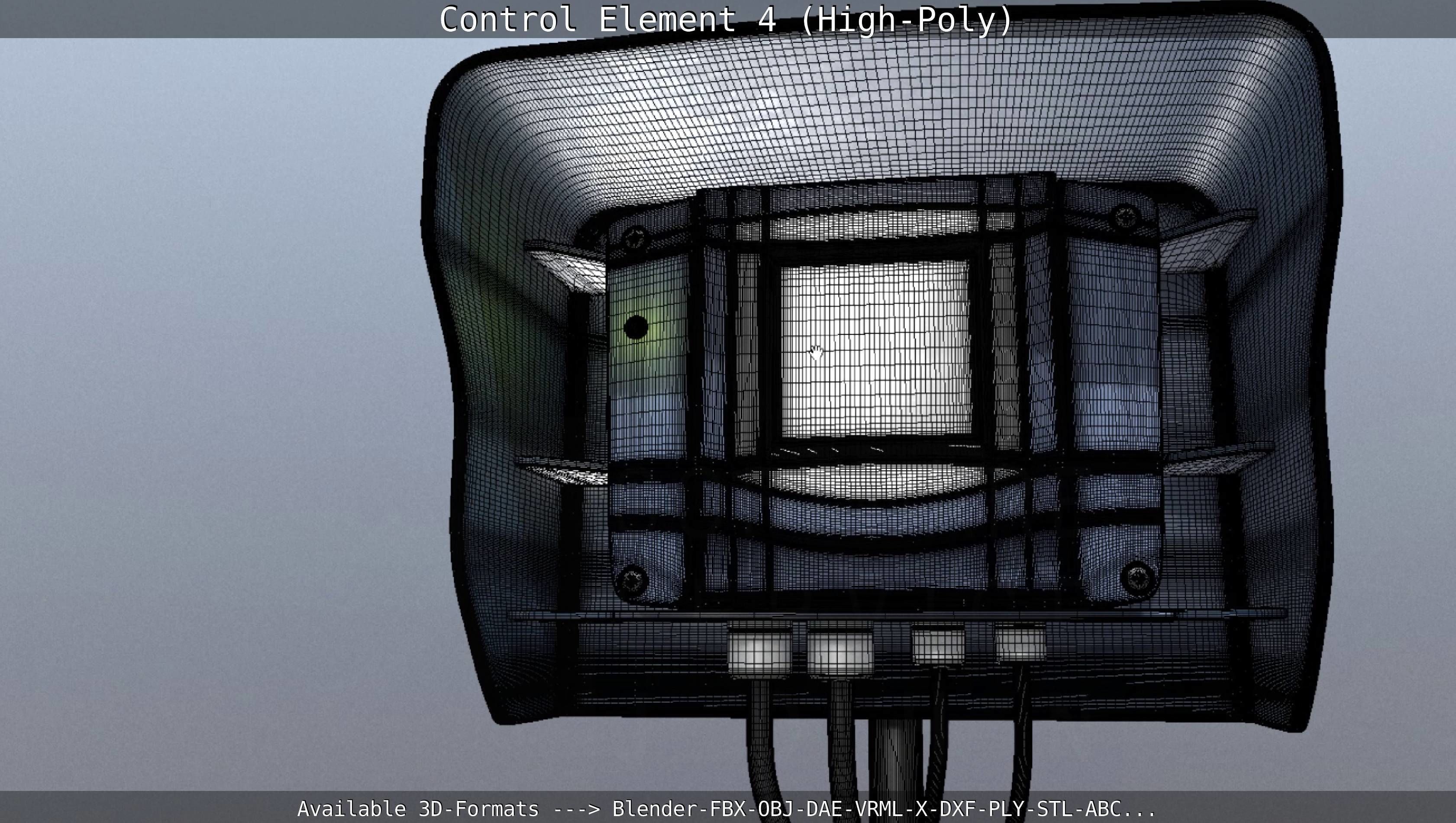 Control Element 4 High-Poly Version 3D model_66