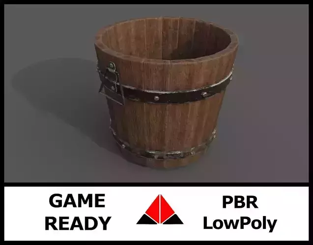 Wooden bucket