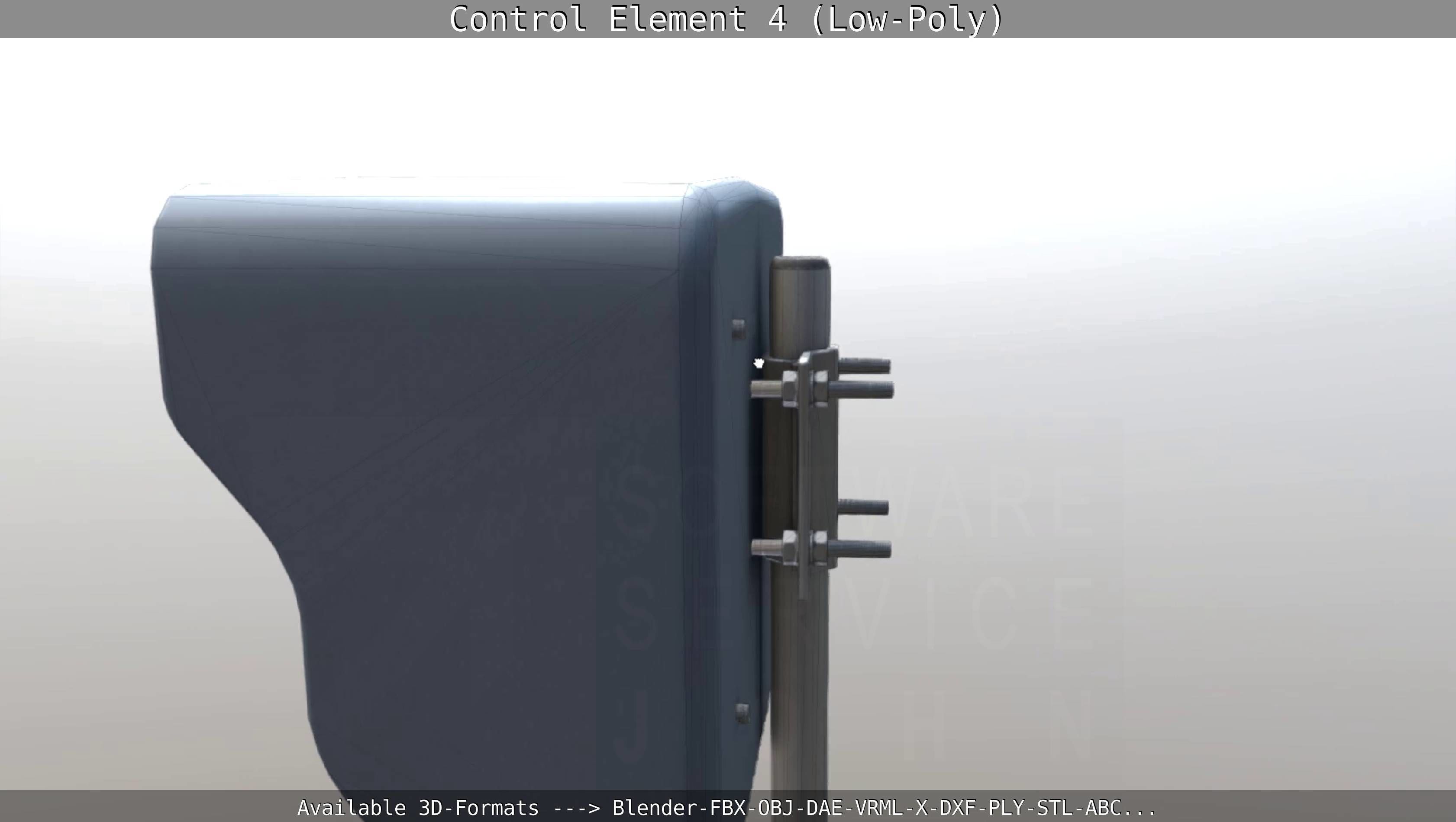 Control Element 4 Low-Poly Version Low-poly 3D model_37