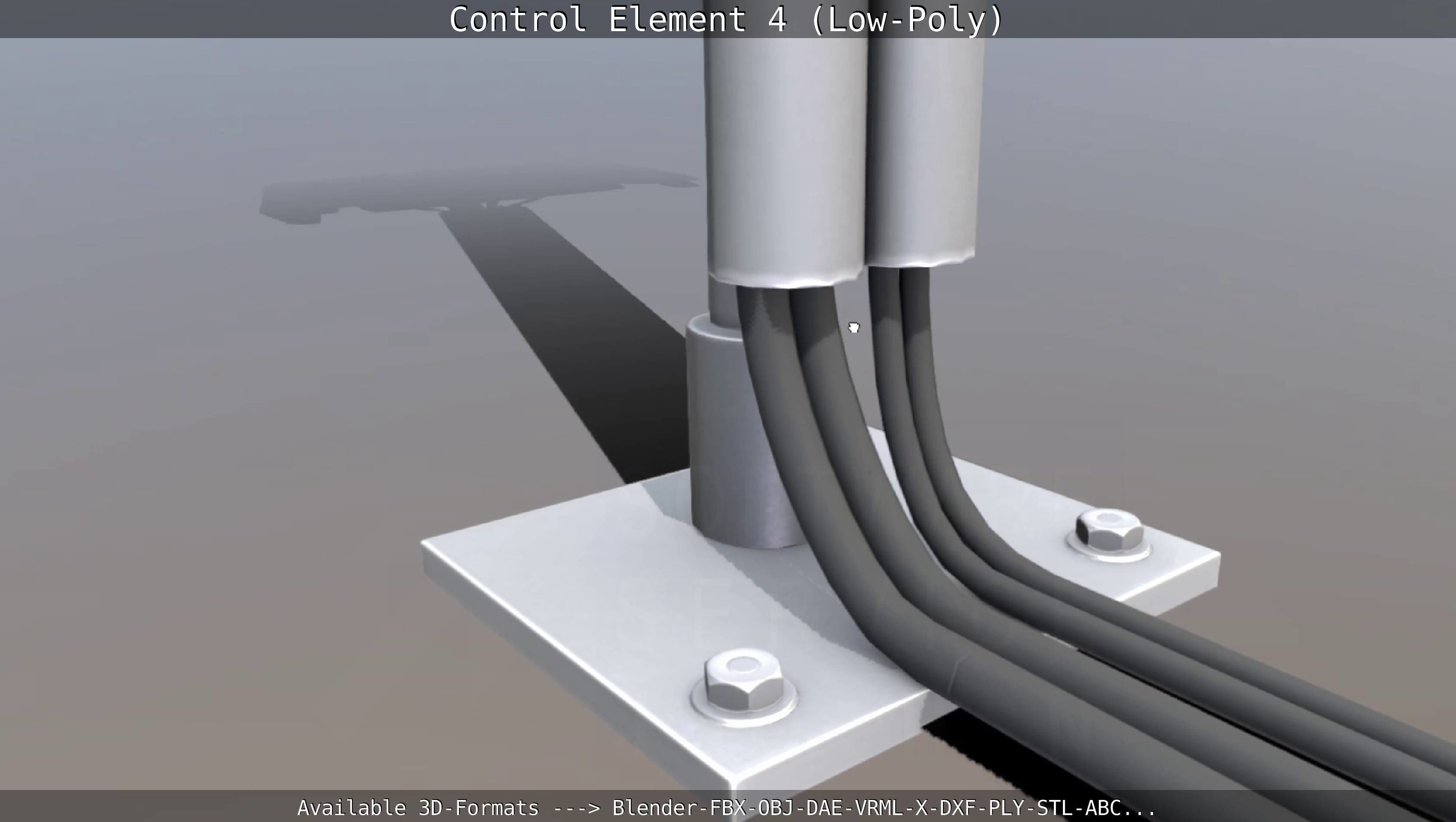 Control Element 4 Low-Poly Version Low-poly 3D model_61