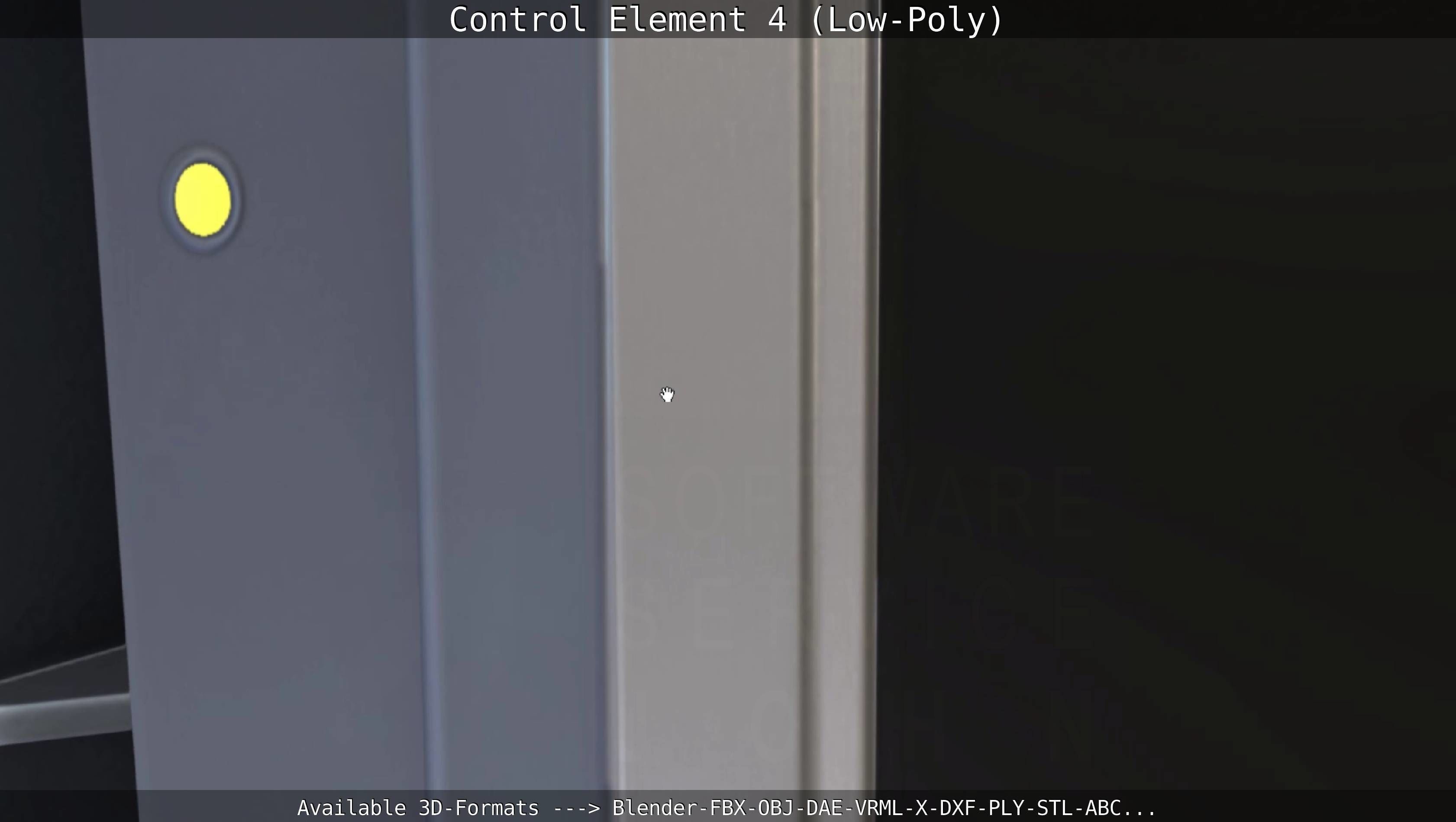 Control Element 4 Low-Poly Version Low-poly 3D model_32
