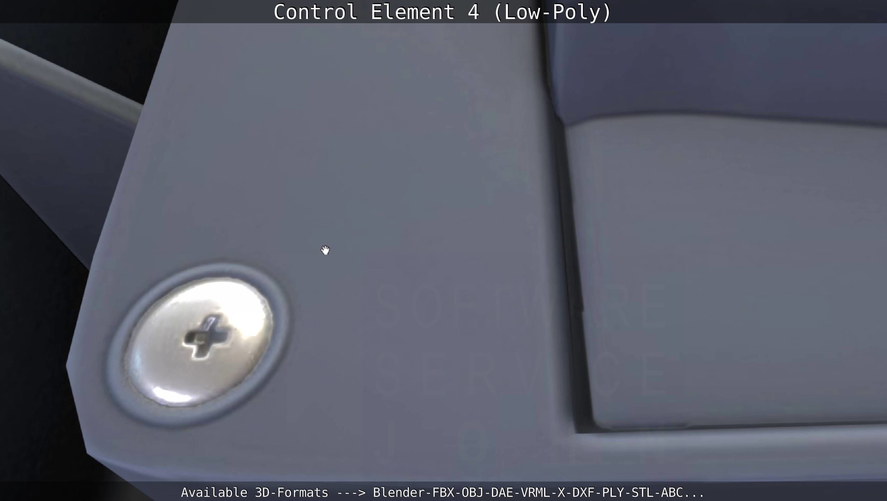 Control Element 4 Low-Poly Version Low-poly 3D model_24