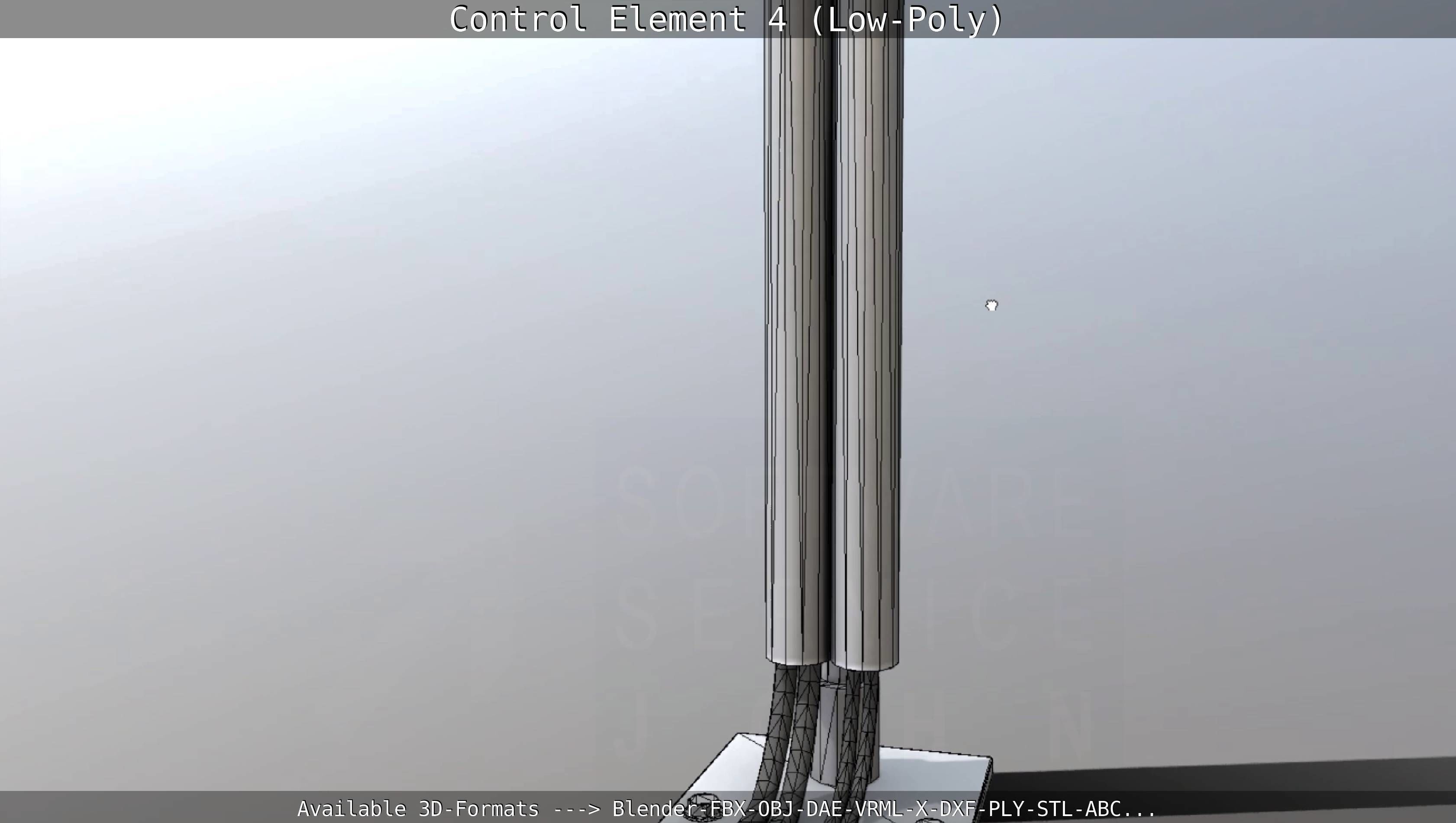 Control Element 4 Low-Poly Version Low-poly 3D model_51