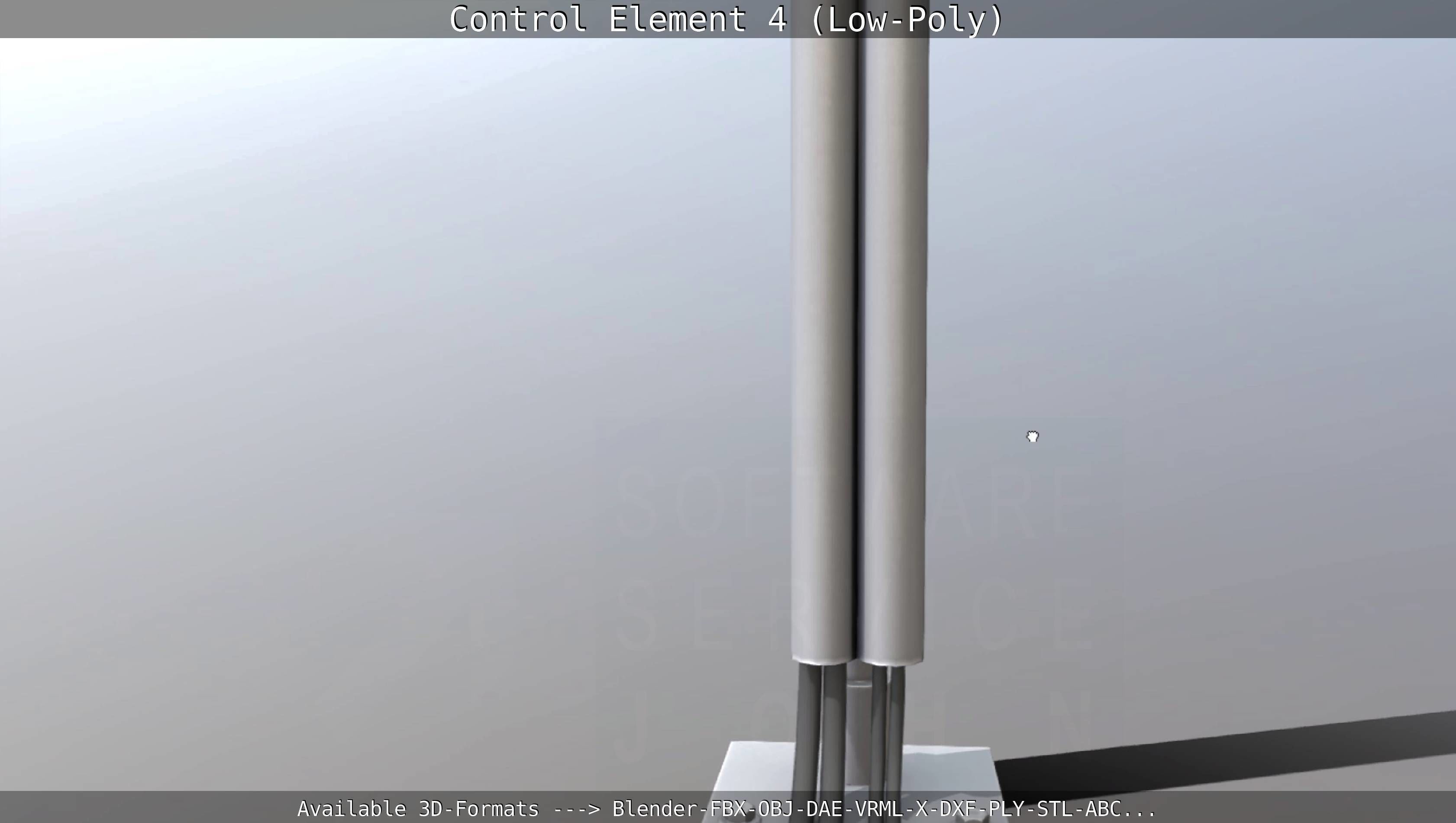 Control Element 4 Low-Poly Version Low-poly 3D model_54
