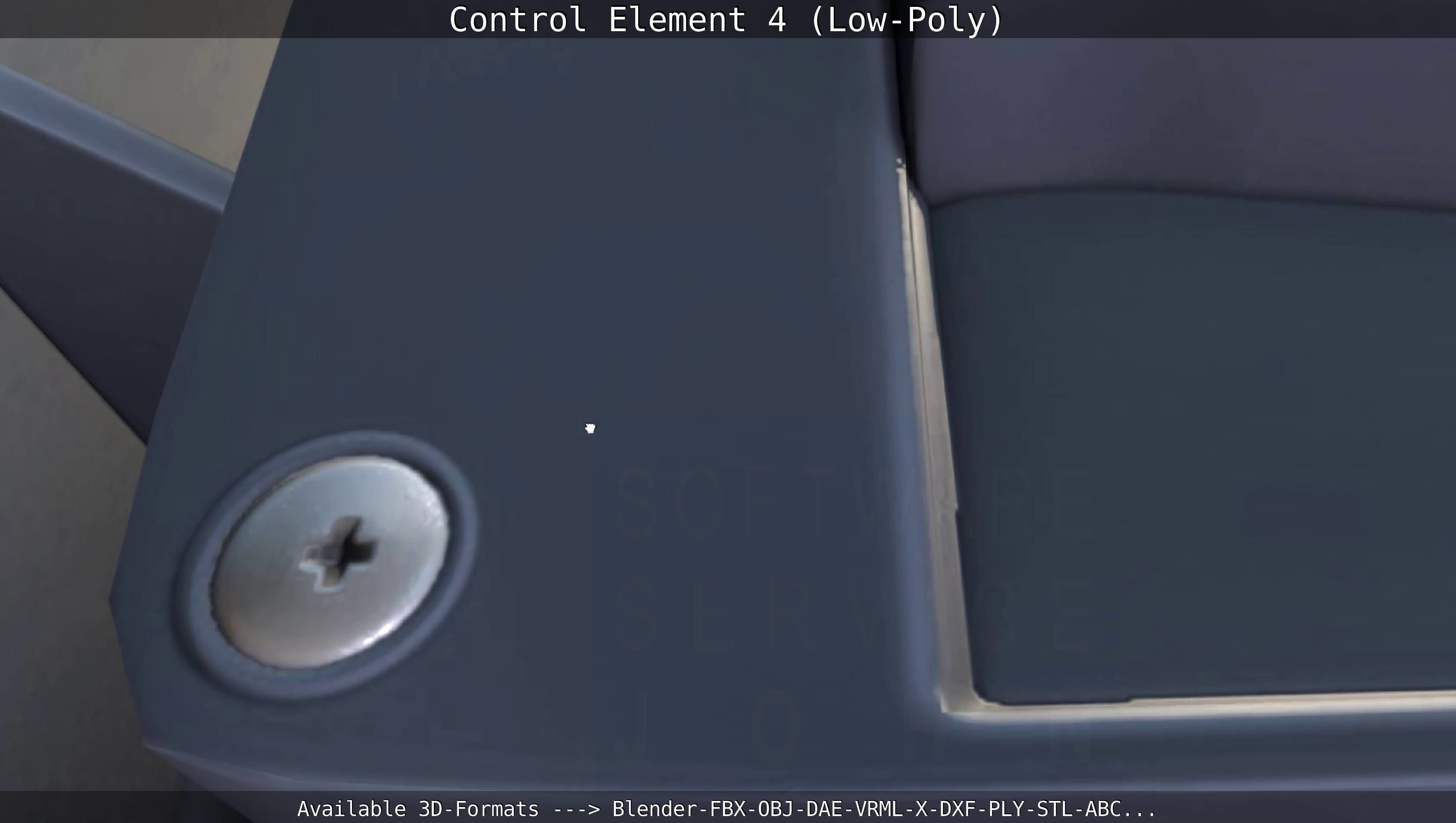 Control Element 4 Low-Poly Version Low-poly 3D model_22