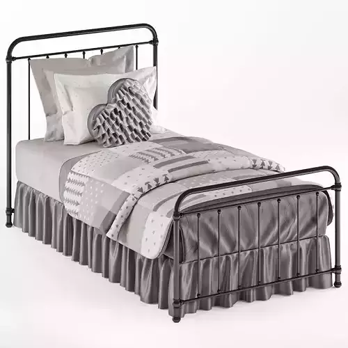 HYGGE bed 04 3D model