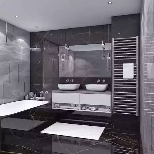 BathRoom modern with marble