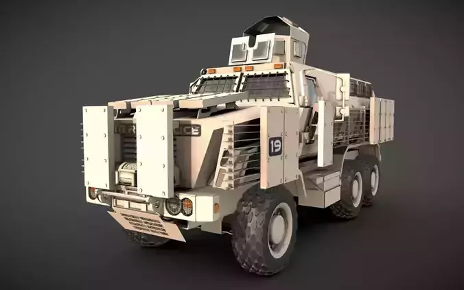 Caiman MRAP 3D model