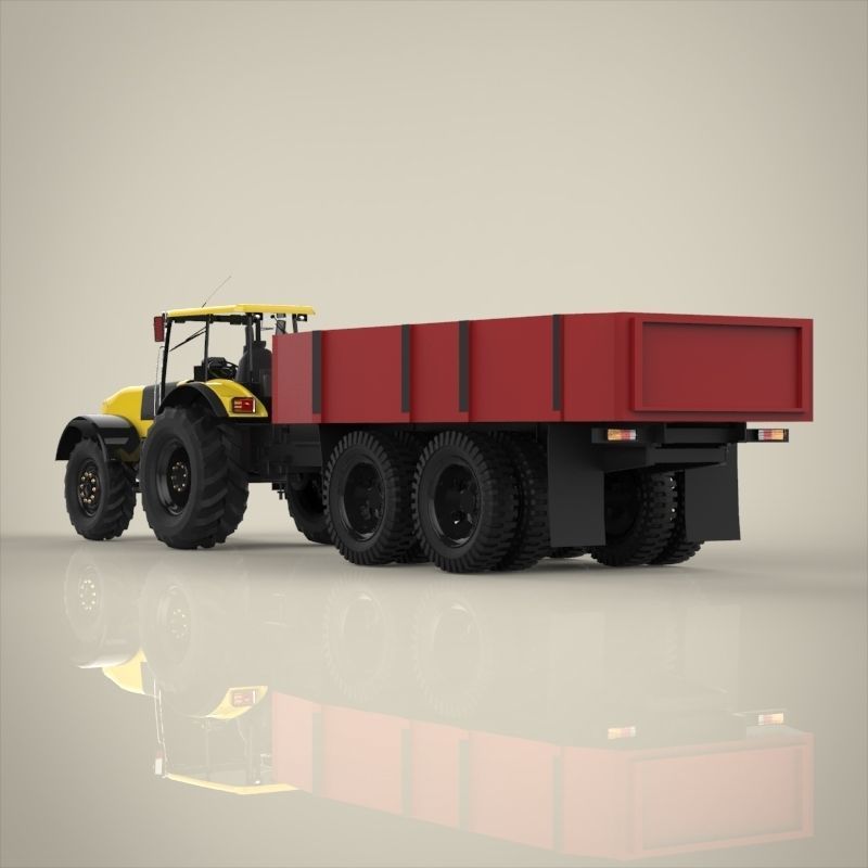 Tractor 3D model_6
