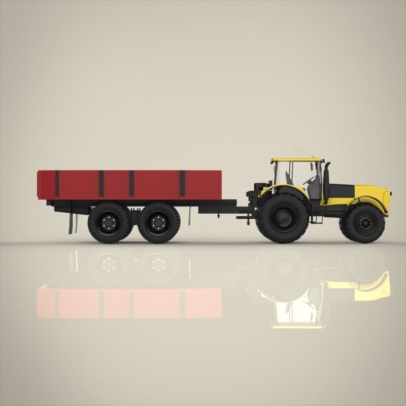 Tractor 3D model_5