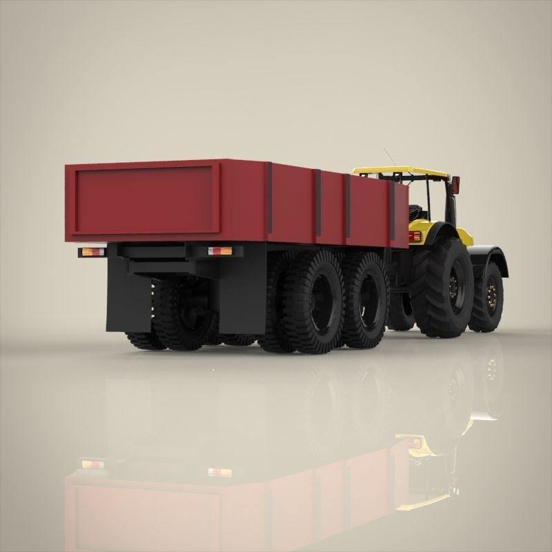 Tractor 3D model_7
