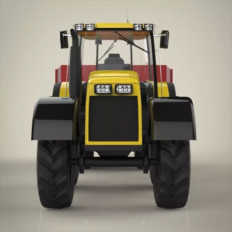 Tractor 3D model_0