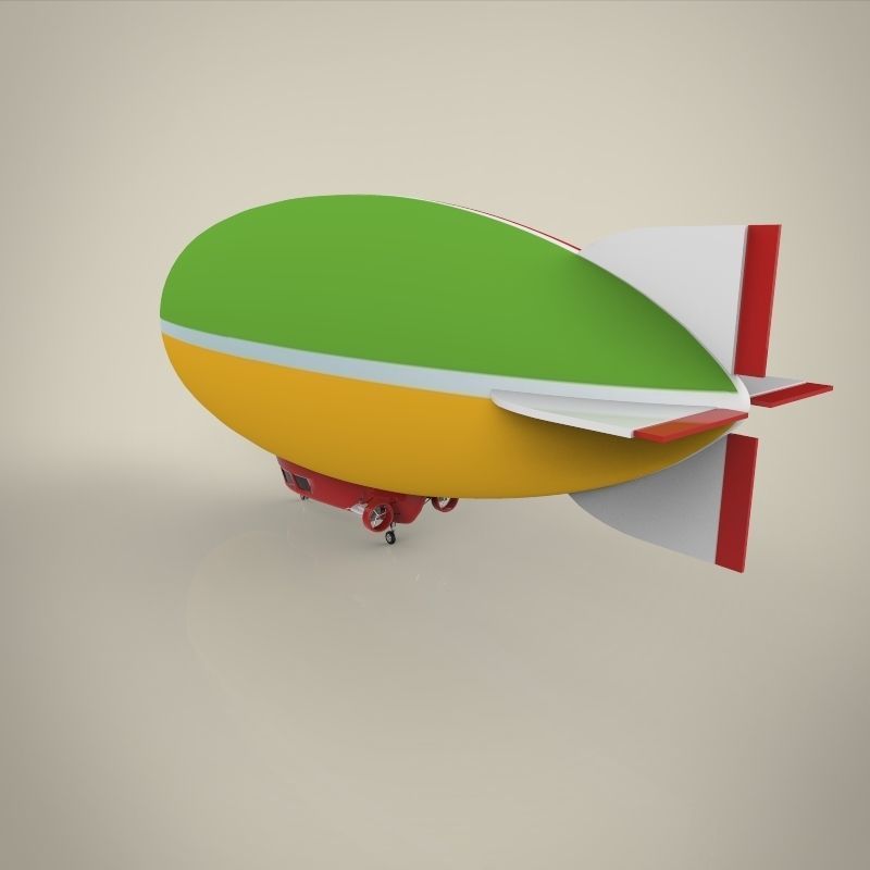 Blimp 3D model_5