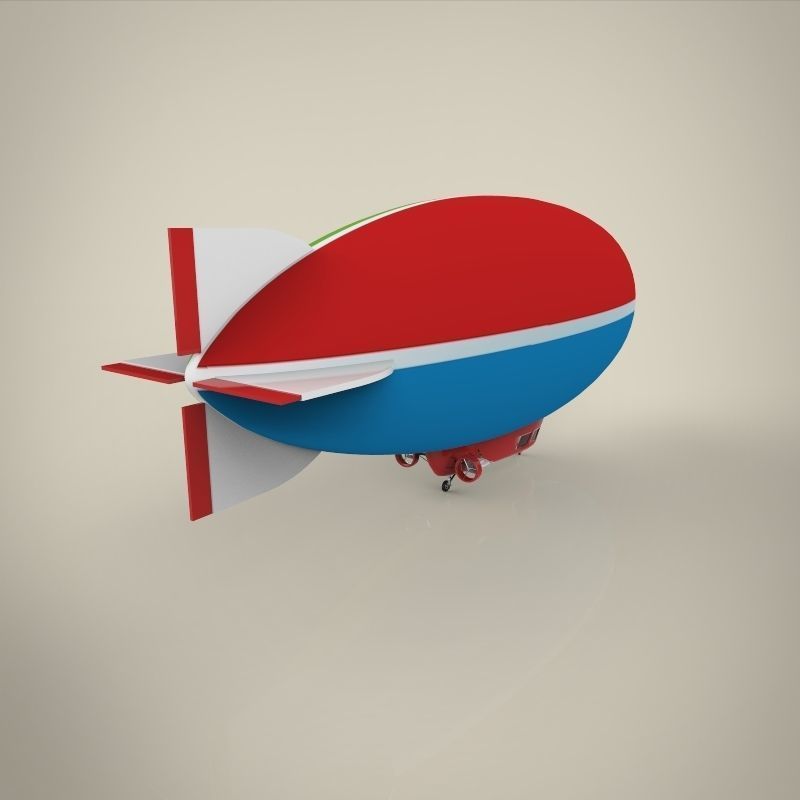 Blimp 3D model_6