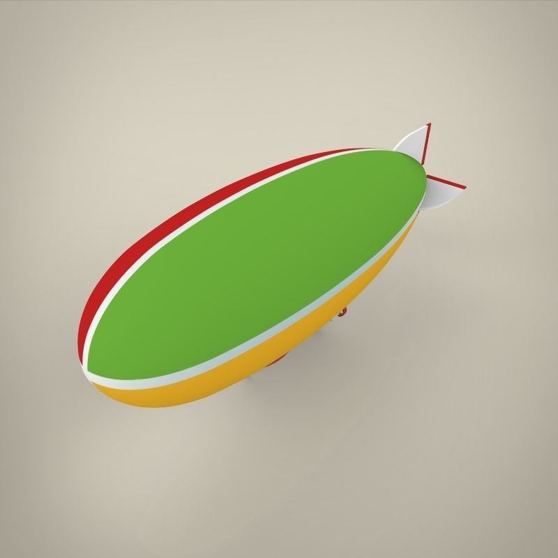 Blimp 3D model_2