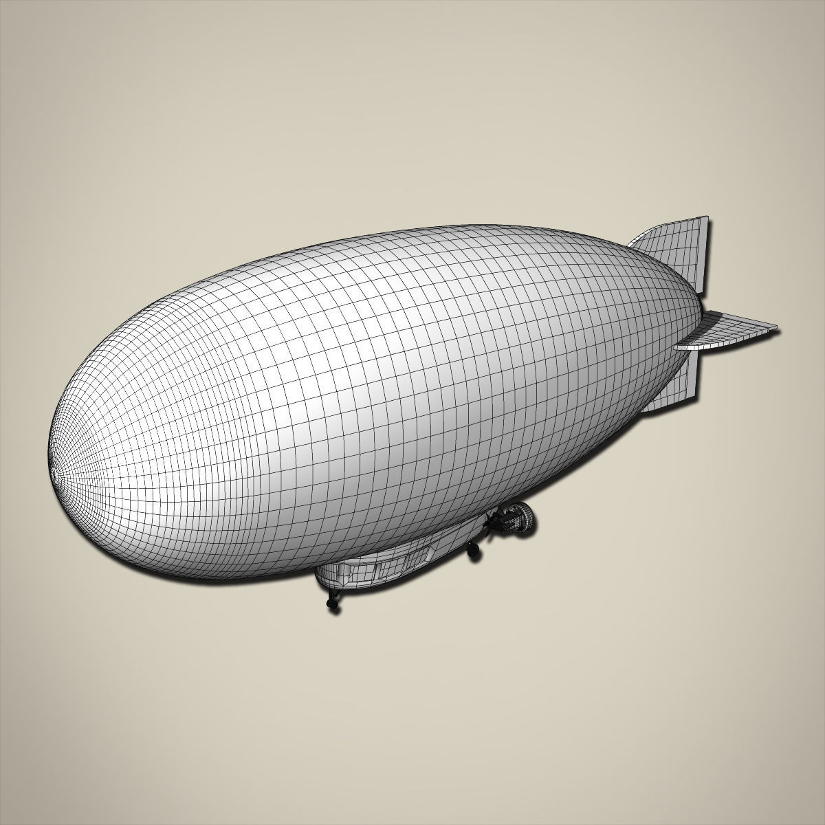 Blimp 3D model_10
