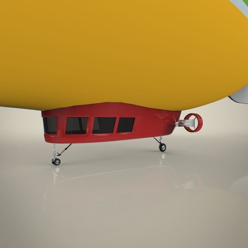 Blimp 3D model_7
