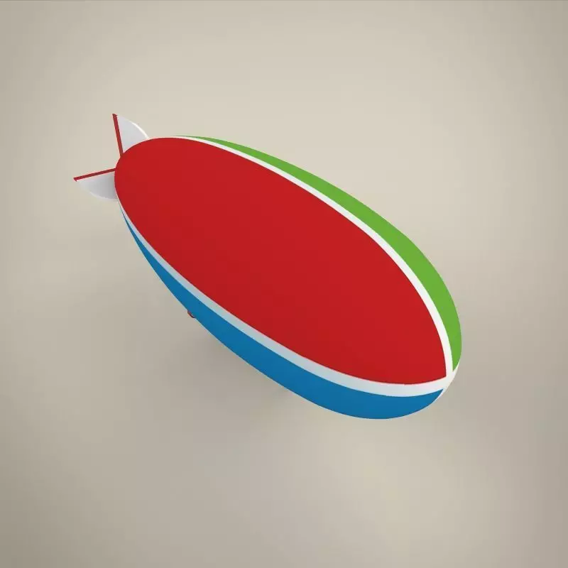 Blimp 3D model_0