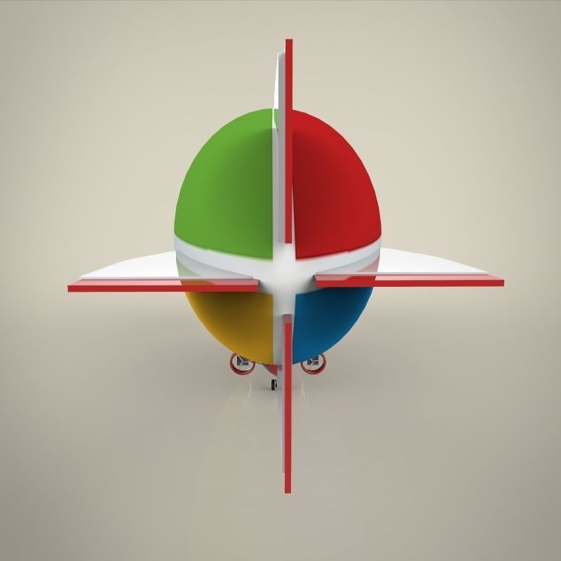 Blimp 3D model_9