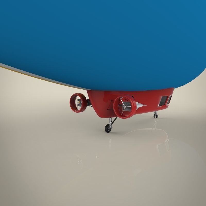 Blimp 3D model_8