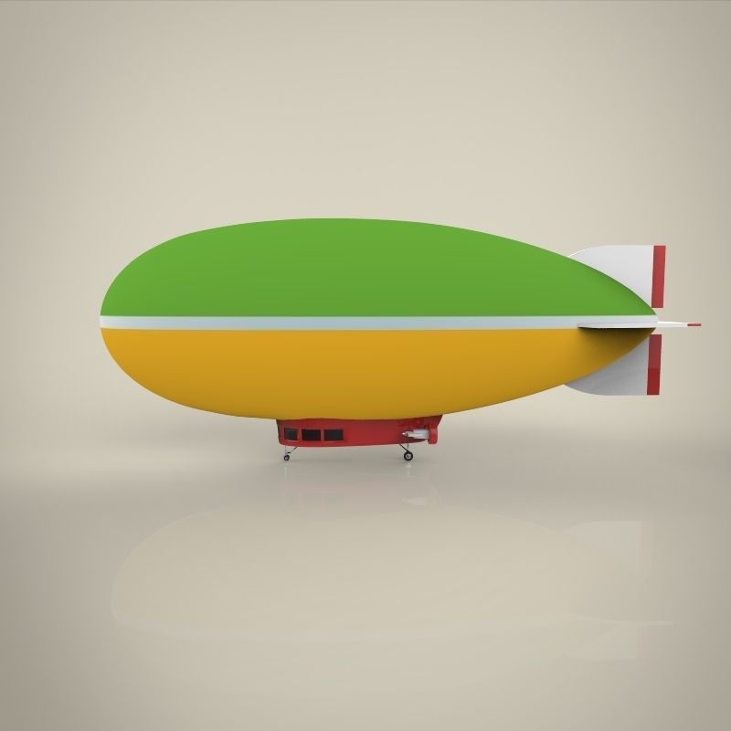 Blimp 3D model_4