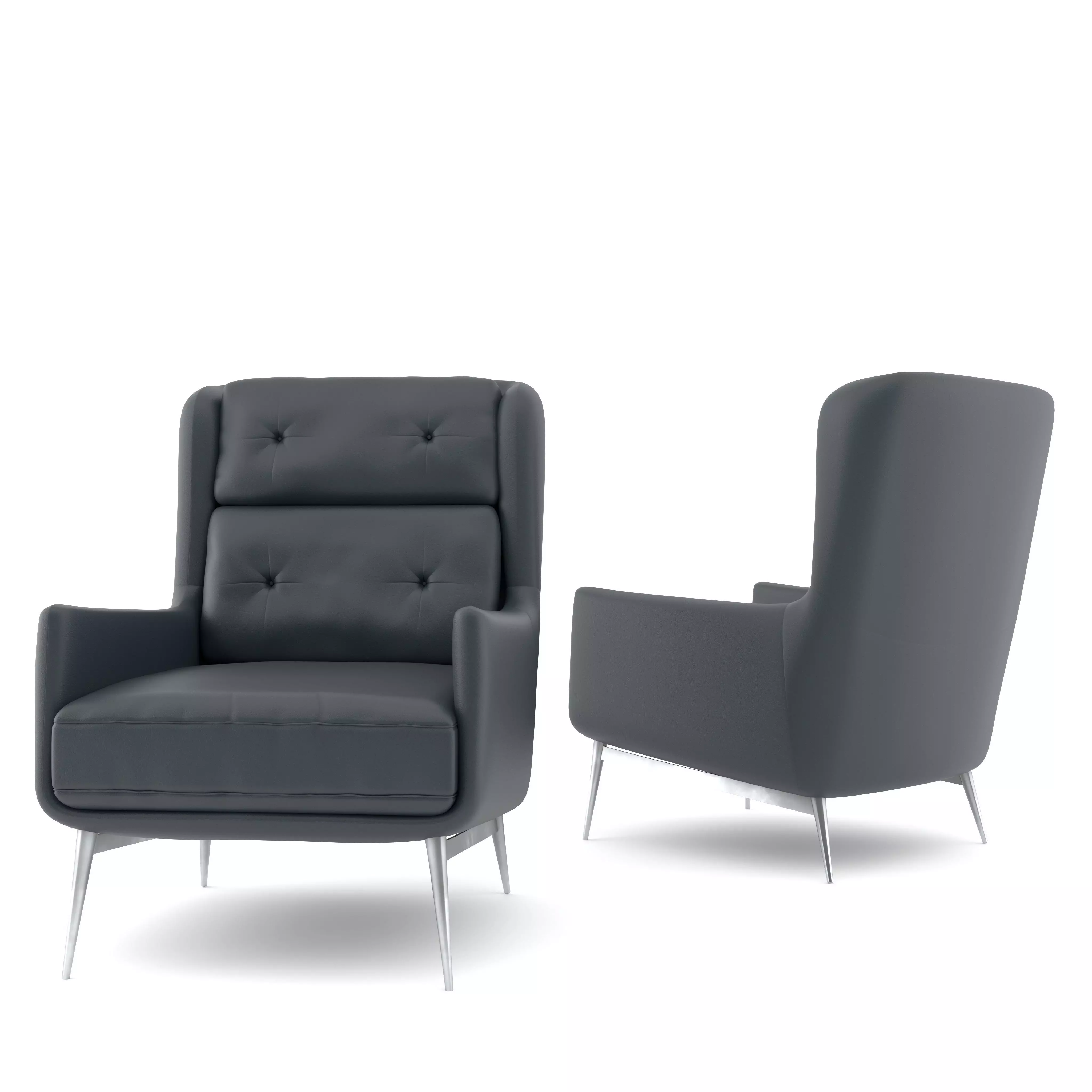AFTEREIGHT chair from Natuzzi 3D model_0