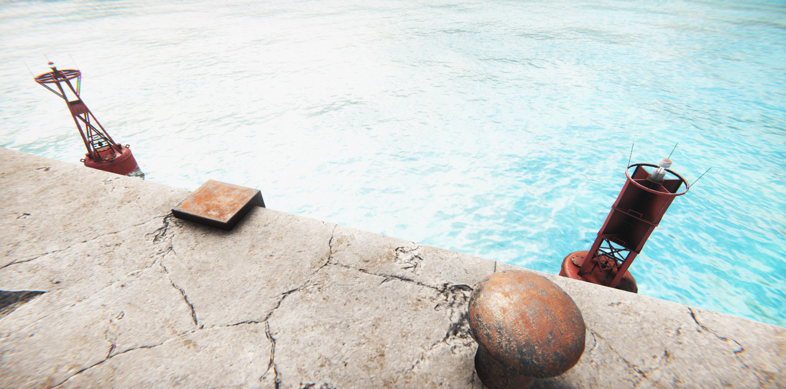 Module Based Harbor Creator Low-poly 3D model_7