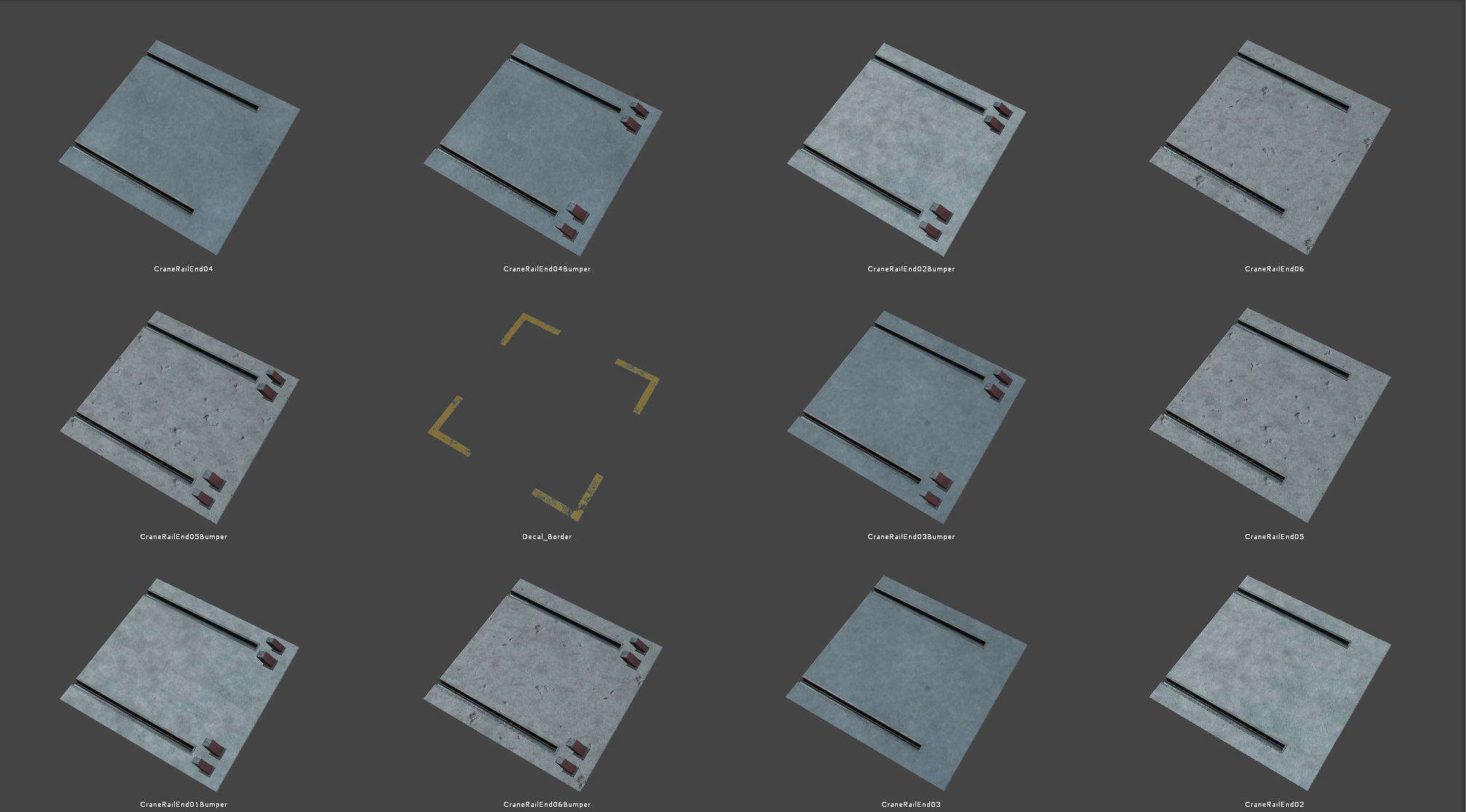 Module Based Harbor Creator Low-poly 3D model_28