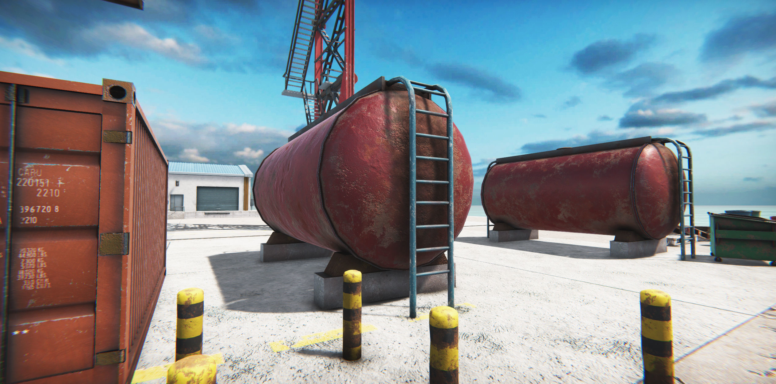 Module Based Harbor Creator Low-poly 3D model_6