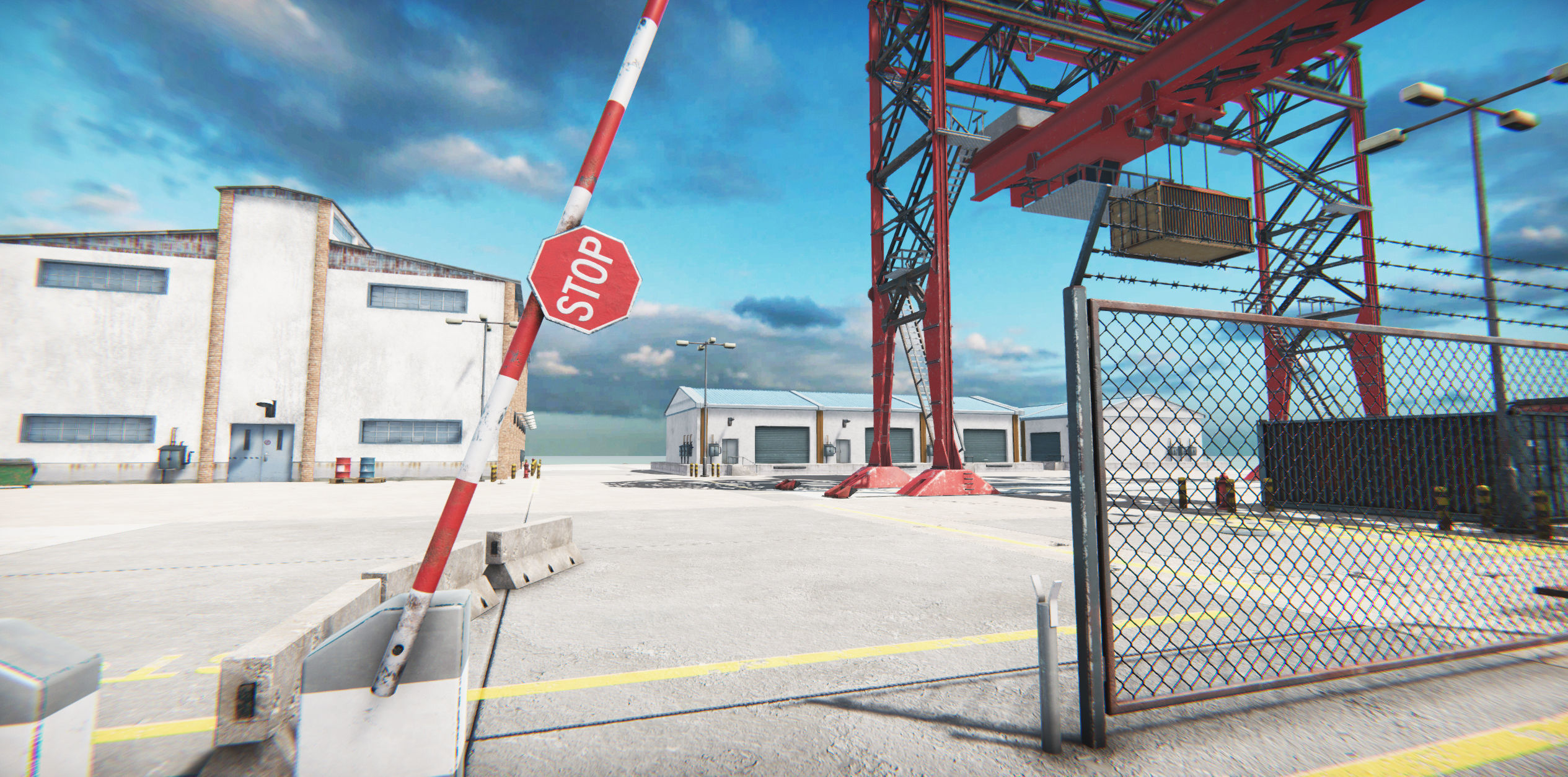 Module Based Harbor Creator Low-poly 3D model_2