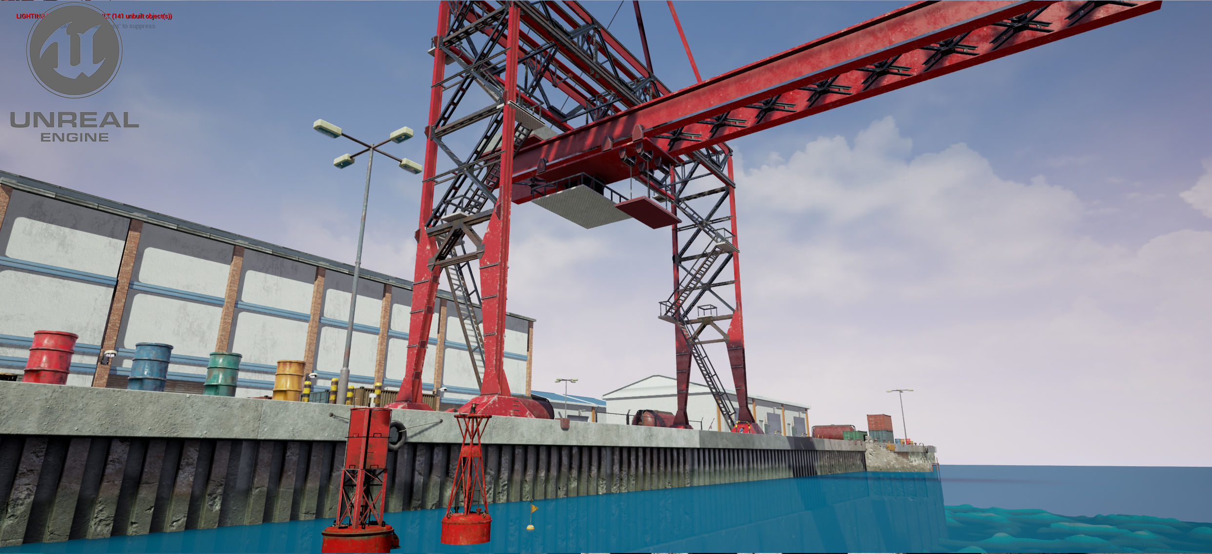 Module Based Harbor Creator Low-poly 3D model_37