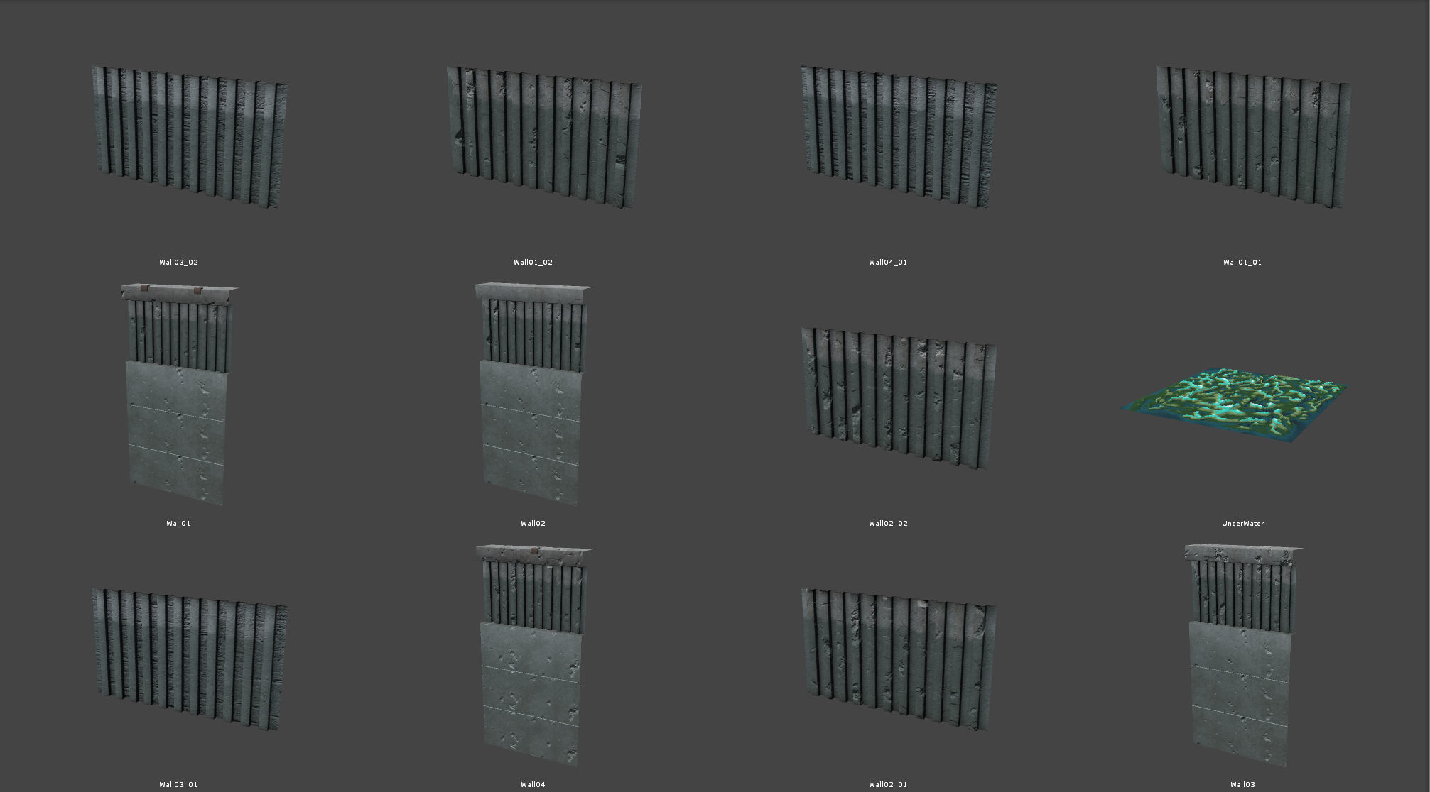 Module Based Harbor Creator Low-poly 3D model_33