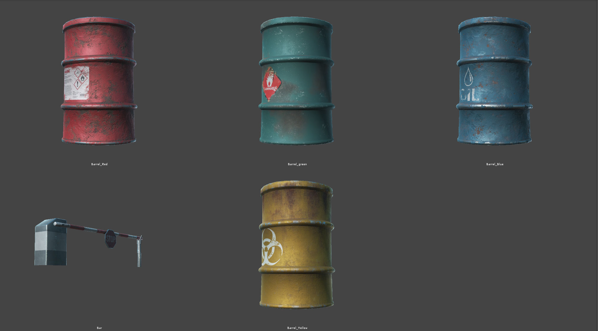 Module Based Harbor Creator Low-poly 3D model_22