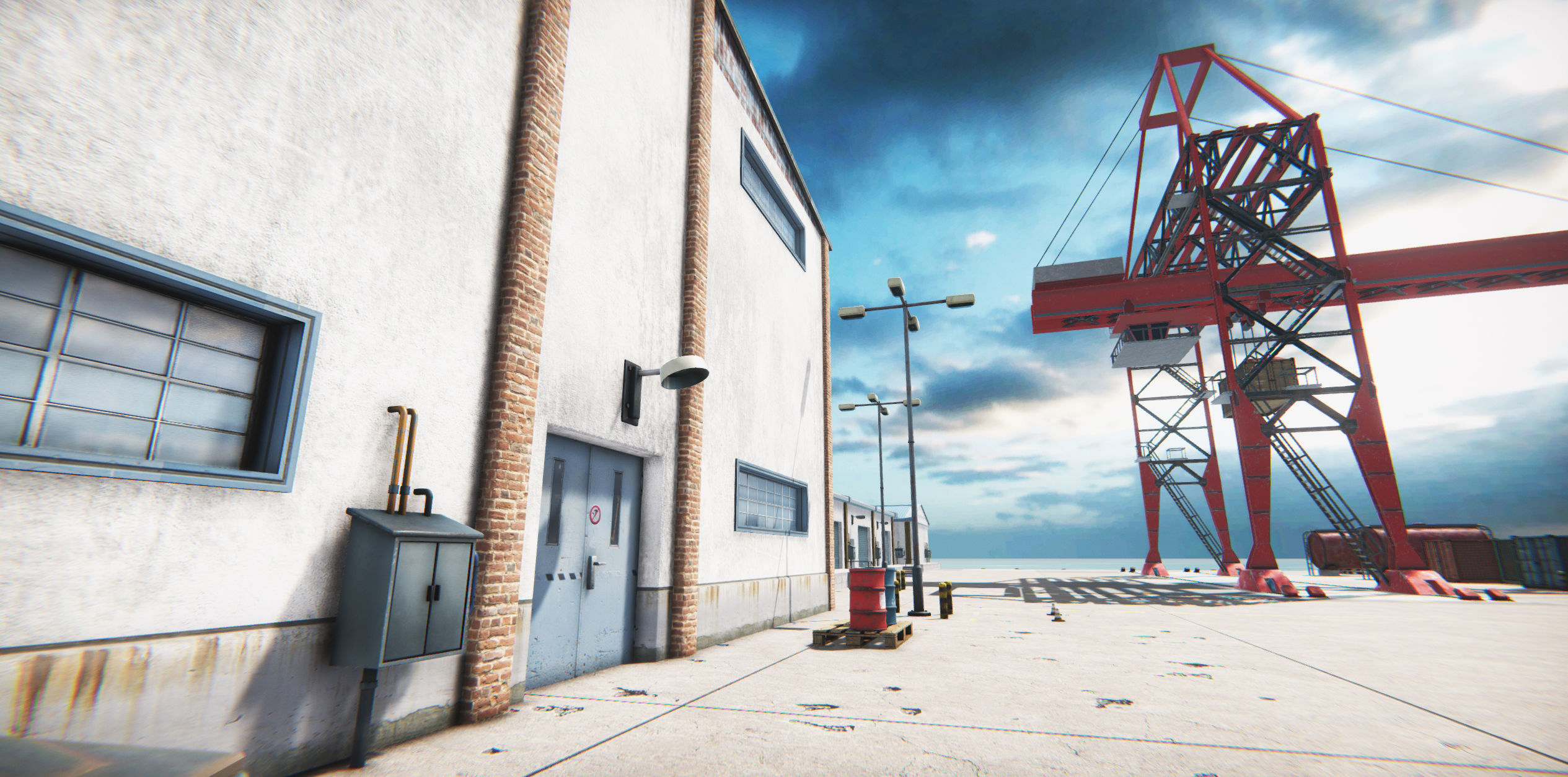 Module Based Harbor Creator Low-poly 3D model_20