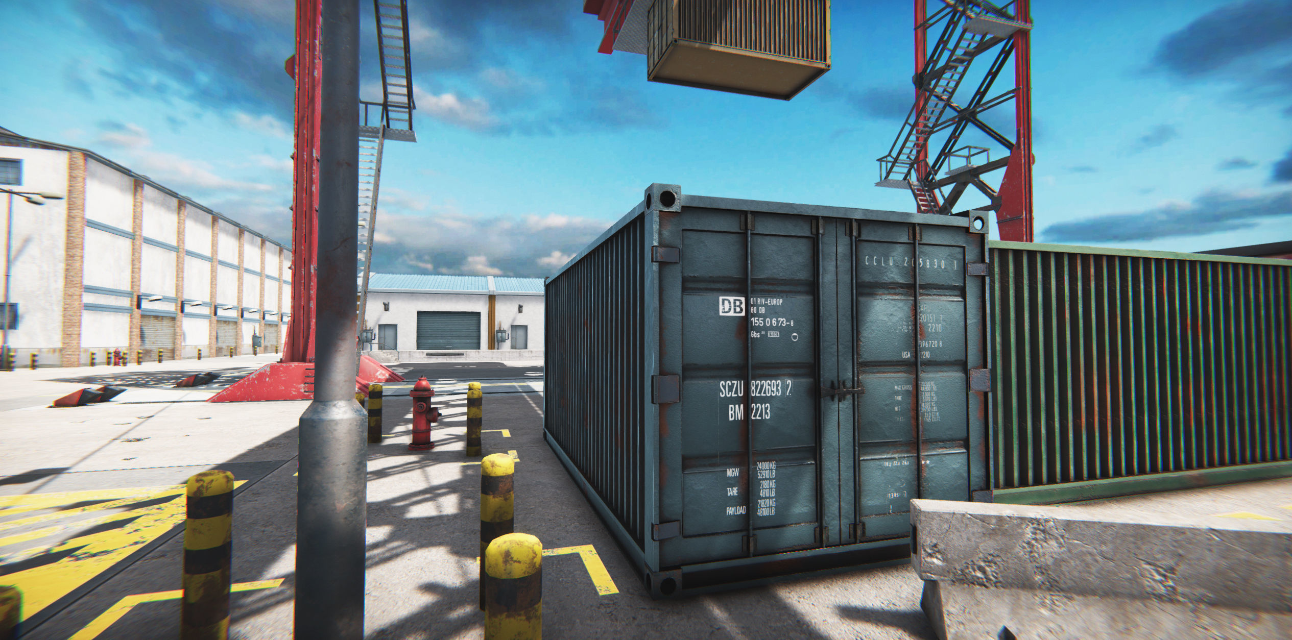 Module Based Harbor Creator Low-poly 3D model_5