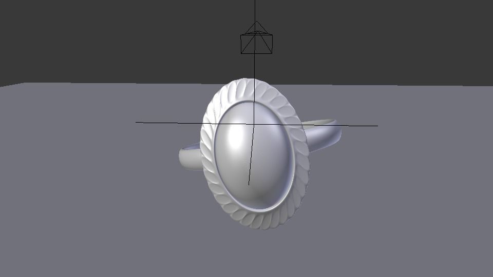 Photorealistic Ring 3D model_1